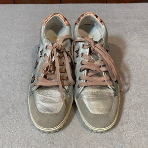 Ash Majestic‎ Star Leather  Trainers Silver Sneaker Women’s Size 40 Us 9